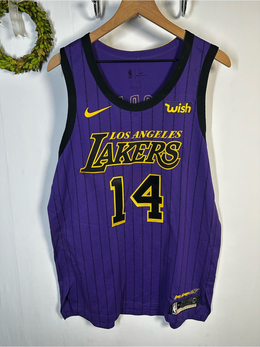 Nike NBA Los Angeles LA Lakers Brandon Ingram Lore Series Jersey Size XL